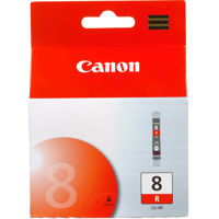 Canon CLI-8R Red Ink Cartridge for Many Pixma Series Inkjet Printers. photo