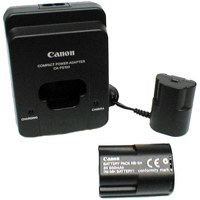 Canon DK-110 Power Supply Kit for the S10, S20, A5 & A50 Digital Cameras with Power Adapter, DC Coupler, AC Cable & NB-5H Battery.