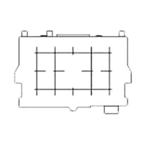 Canon Focusing Screen EF-D for EOS 40D, Precision Matte Surface with Etched Grid Lines.