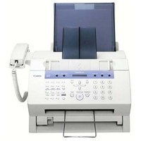 Canon Faxphone L80, Desktop Monochrome Laser Fax, Printer 33.6kbps Modem, 6 ppm, with Telephone Handset, USB image