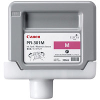 Canon PFI-301M Magenta Ink Tank for the imagePROGRAF iPF8000 and iPF9000 Inkjet Printers, 330 ml.