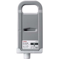 Canon PFI-701BK Black Ink Tank for the imagePROGRAF iPF9000 Inkjet Printer, 700 ml.