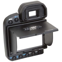 Delkin Professional Pop-up Shade &amp; Protective Cover for Canon EOS 40D LCD Screen, Snap On image