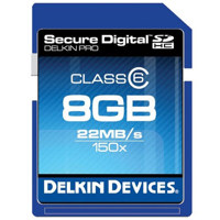 Delkin 8 GB Secure Digital High Capacity (SDHC) Memory Card image