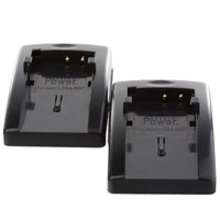 Delkin Two Charging Plates for the Panasonic CGA-S007 Battery, for use with the Dual Universal Charger