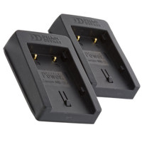 Delkin Two Charging Plates for the Canon NB2LH or NB2L Batteries, for use with the Dual Universal Charger