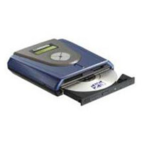 EZDigiMagic 2nd Generation Portable CDR Burner, Combo Digital Photos Backup/Sharing Device, Color Silver/Blue image