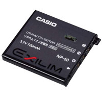 Casio NP-60 Rechargeable Lithium-Ion Battery for Digital Cameras