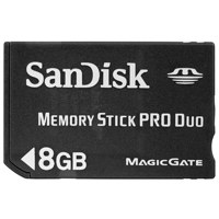 SanDisk 8GB Memory Stick Pro Duo Memory Card.