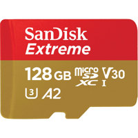 SanDisk Extreme 128GB UHS-I U3 microSDXC Memory Card for Mobile Gaming