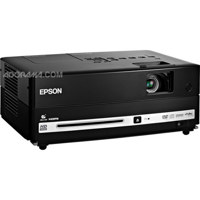 Epson MovieMate 85HD, 2500 Lumen Home Entertainment Projector, Widescreen 720p, 3000:1 Contrast Ratio, Built-in DVD Player