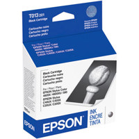 Epson Black Ink Cartridge for the Stylus C40UX, Stylus Color 480SX, 480SXU and 580 Inkjet Printers.