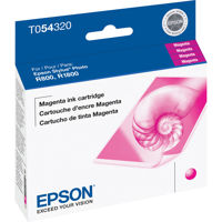Epson Magenta Ink Cartridge for the Stylus R800 & R1800 Photo Inkjet Printers.
