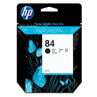 Hewlett Packard - HP # 84 Black Ink Cartridge for Many Designjet Inkjet Printers, 69ml.