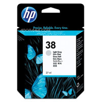 Hewlett Packard - HP 38 Light Gray Pigment Ink Cartridge with Vivera Inks for the Photosmart PRO Inkjet Printers.