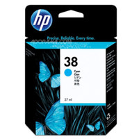 Hewlett Packard - HP 38 Cyan Pigment Ink Cartridge with Vivera Inks for the Photosmart Pro Inkjet Printers.