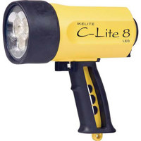 Ikelite C-Lite 8 LED , 15-watt Underwater Light with Batteries - Yellow