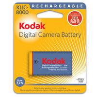 Kodak KLIC-8000, Rechargeable Lithium-Ion Digital Camera Battery, 1600 mAh. image