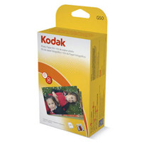 Kodak Photo Paper Kit for the G600 and G610 Printer Dock, for Borderless 4 &times; 6" Prints, 50 Sheets with Cartridge image