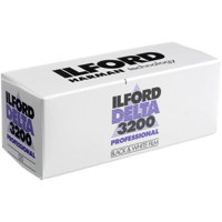 Ilford Delta Pro 3200 High Speed, Black and White Professional Film, up to ISO 1250, 120 Size image
