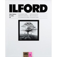 Ilfobrom Galerie FB Fiber Based Black & White Enlarging Paper - 20x24" - 10 Sheets - Glossy Surface - Grade 3 - for exhibition work and archival performance