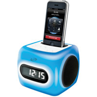 iLive ICP360 Clock Radio for iPhone with Digital FM Radio, Dual Alarm