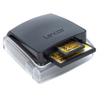 Lexar Professional USB 3.0 Dual Slot Memory Card Reader, 5GHz 500MB/s, Supports: UDMA CompactFlash, CF 5.0, SDXC, and SD UHS-1 (SD 2.0 and SD 3.0)