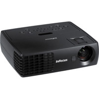 InFocus IN1110 Mobile Projector with Lamp, 2100 ANSI Lumens Brightness, 2600:1 Contrast Ratio, 1024 x 768 Native Resolution, USB, PC & Mac