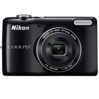 Nikon Coolpix L26 16.1 Megapixel Digital Camera with 5x Optical Zoom, 3