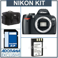 Nikon D60 Digital Slr Cam Body Kit W/4gb Sd Card, Refrb