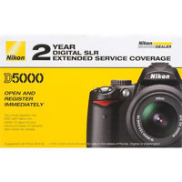 Nikon 2 Year Extended Service Coverage Agreement for the Nikon D3000 and D5000 Digital SLR Cameras