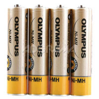 Olympus BR-401, 4 Pack of AAA Ni-Mh 1.2V Rchargeable Batteries for Digital Voice Recorders