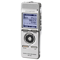 Olympus DM-420 Recorder with Battery, 2GB Internal Memory for 533 Hours of Recording, with Removable MicroSD Media