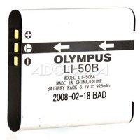 Olympus LI-50B 925mAh Rechargeable Lithium-Ion Battery image