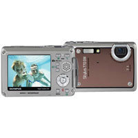 Olympus Stylus 770 SW Point &amp; Shoot Digital Camera, 7.1 Megapixel, 3x Optical, 5x Digital Zoom &amp; 2.5" LCD Screen, Shock &amp; Waterproof - Bronze Finish image