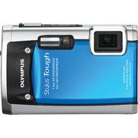 Olympus Stylus Tough 6020 Digital Camera, 14 Megapixels, 5x Optical/5x Digital Zoom, One-Touch HD Movie, 2.7 inch HyperCrystal III LCD Screen, Blue