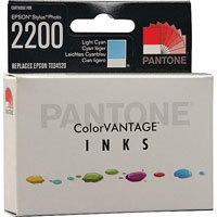 Pantone ColorVantage Light Cyan Ink Cartridge for the Epson Stylus Photo 2200 Inkjet Printer. image