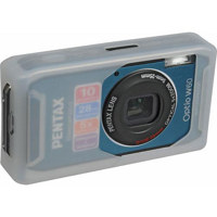 Pentax Silicone Protective Skin for Optio W60 Digital Camera - Clear image