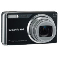 Ricoh Caplio R4 Black, Digital Point &amp; Shoot 6 MP Camera, with 28-200mm Optical Zoom &amp; Vi... image