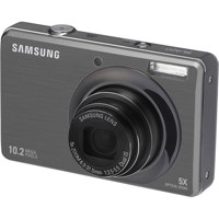 Samsung SL Series SL420 Digital Point &amp; Shoot Camera, 10.2 Megapixel, 5x Optical Zoom, 2.7&quot; TFT LCD Screen, Gray image