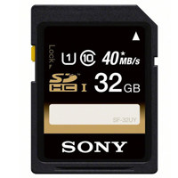 Sony 32GB UHS1 R40 Class 10 High Speed SDHC/SDXC Memory Card