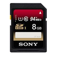 Sony 8GB SDHC UHS-1 Memory Card, 94 MB/s Read Speed
