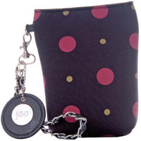 Jill.e Neoprene Pouch for Full Sized "Point-n-Shoot" Cameras, Red Dots