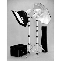 JTL DL-600 Dual Monolight Compact Studio Kit with Two Versalight 301 Strobes, #92602-1 image
