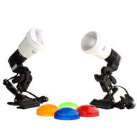 JTL DL-90 Strobe Clamp Kit with One S-45M Master AC Slave Strobe &amp; One S-45 AC Slave Strobe image