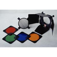 JTL Art Work Set, with Barndoors, Honey Comb and Color Filter Set for the Versalight J160 and J-110. image