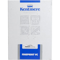 Kentmere Fineprint VC, Variable Contrast Double Weight Fiber-Based Glossy Paper, 20" x 24", 10 Sheets