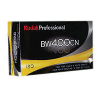 Kodak Professional BW400CN, C-41 Process Black &amp; White Negative Film ISO 400, 120 Size, Pack of 5, *USA* image