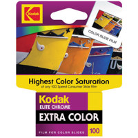 Kodak Elite Chrome Extra Color EBX 100 Color Slide Film ISO 100, 35mm Size, 36 Exposure, Transparency,