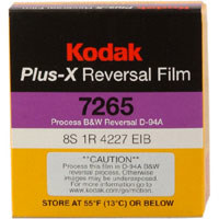 Kodak PXR-464 Plus-X Reversal Black &amp; White, Silent Super 8 Movie Film, 50 Foot Cartridge,#7265 ISO 100/80 - USA Film image
